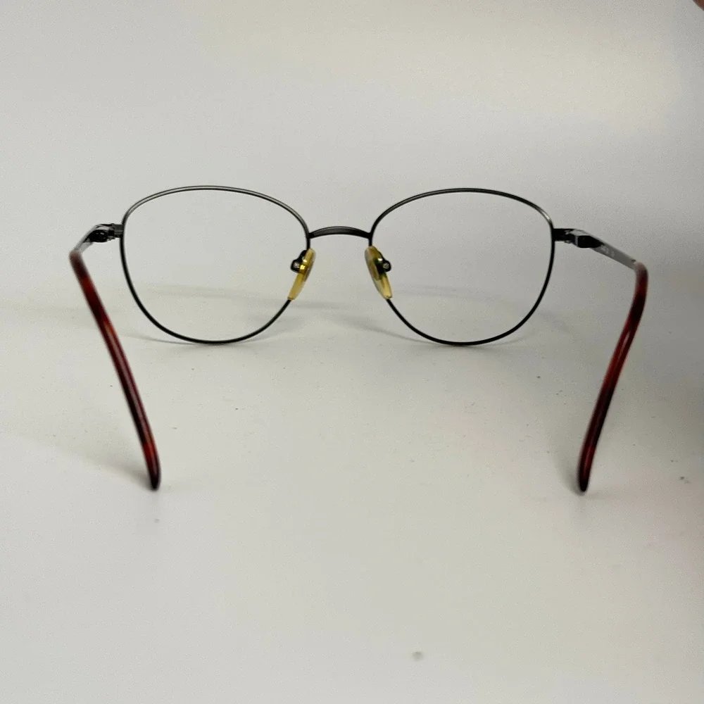 Coast 331 Antique Gold Eyeglasses Frames 51-17-135 Oval Metal Vintage Style